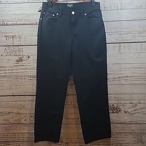POLO JEANS CO. Black cotton denim jeans